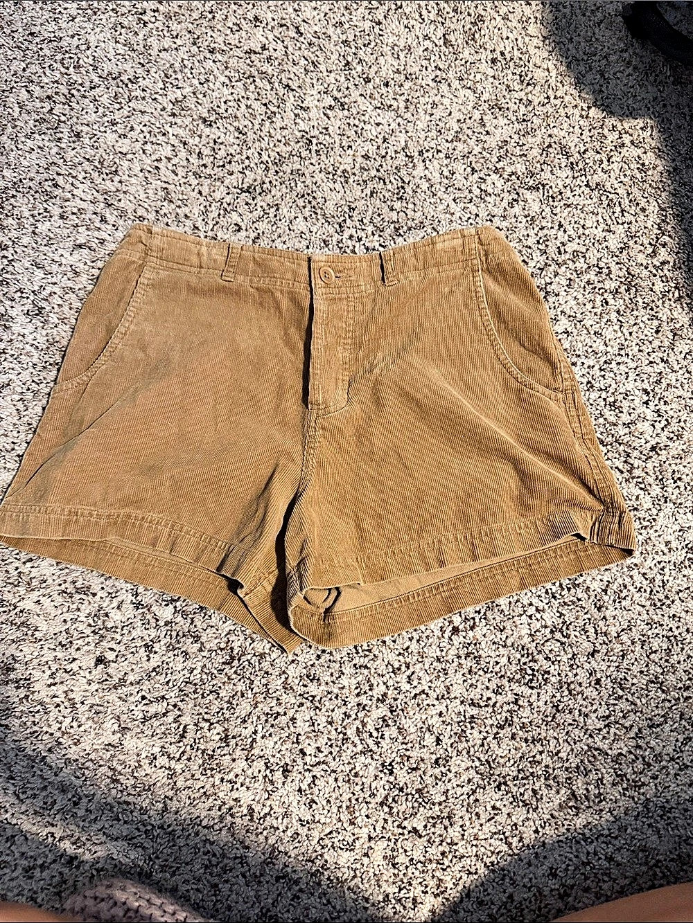 Vintage Ralph by Ralph Lauren Corduroy High-Waist Shorts in Brown Size 4